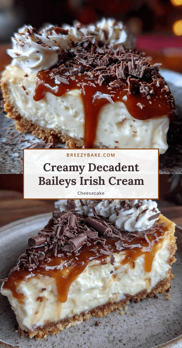 Baileys Irish Cream cheesecake recipe
