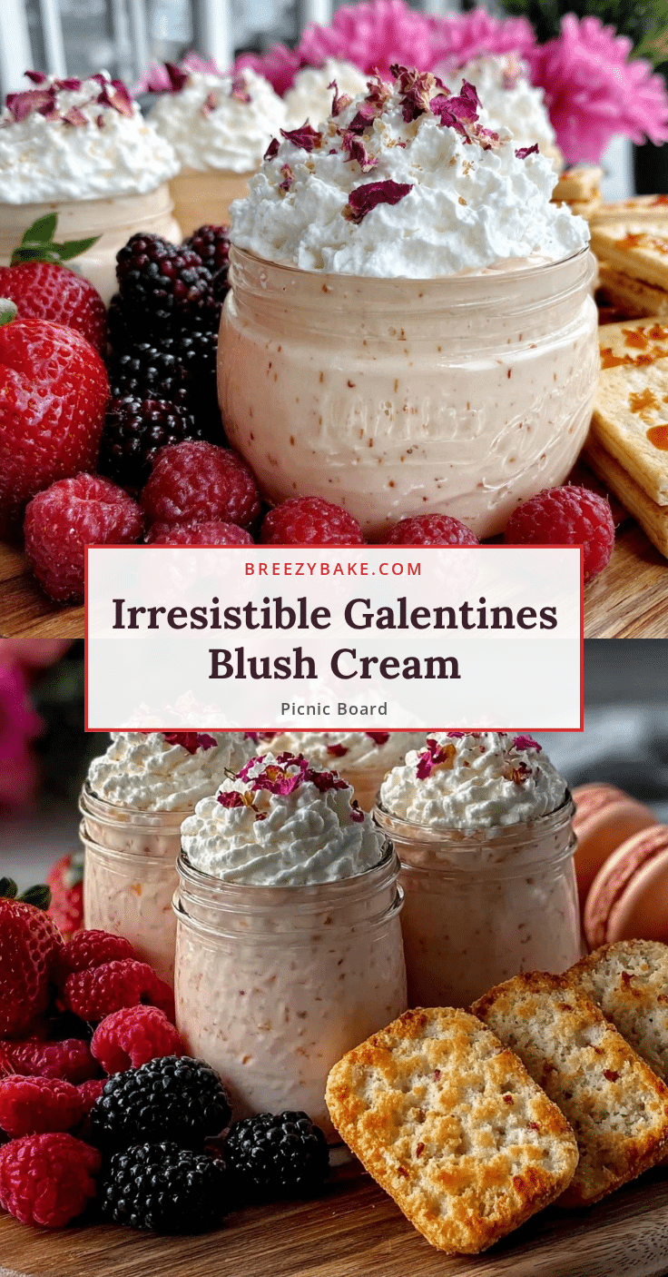 blush cream dessert picnic board recipe