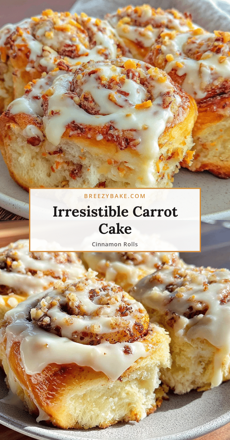 carrot cake cinnamon rolls recipe