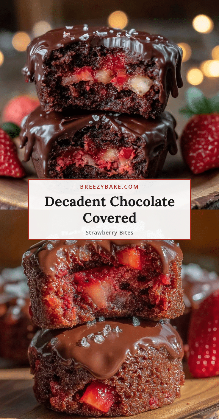 chocolate-covered strawberry cake tower bites recipe