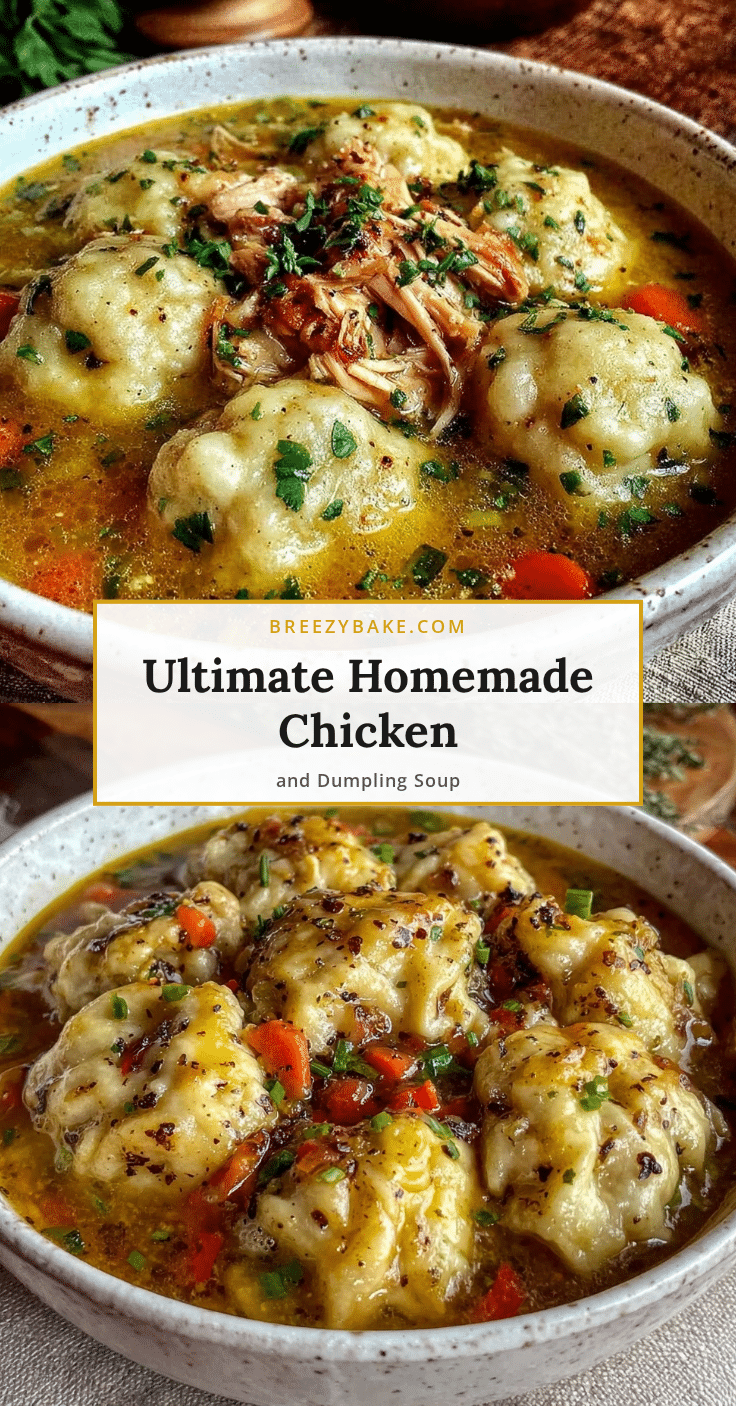 cozy chicken and dumpling soup recipe