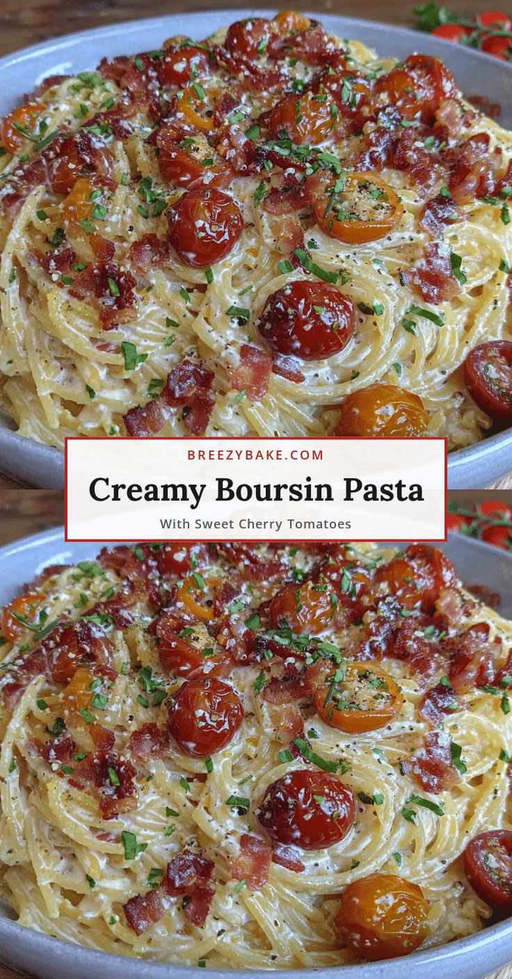 creamy boursin cheese pasta recipe