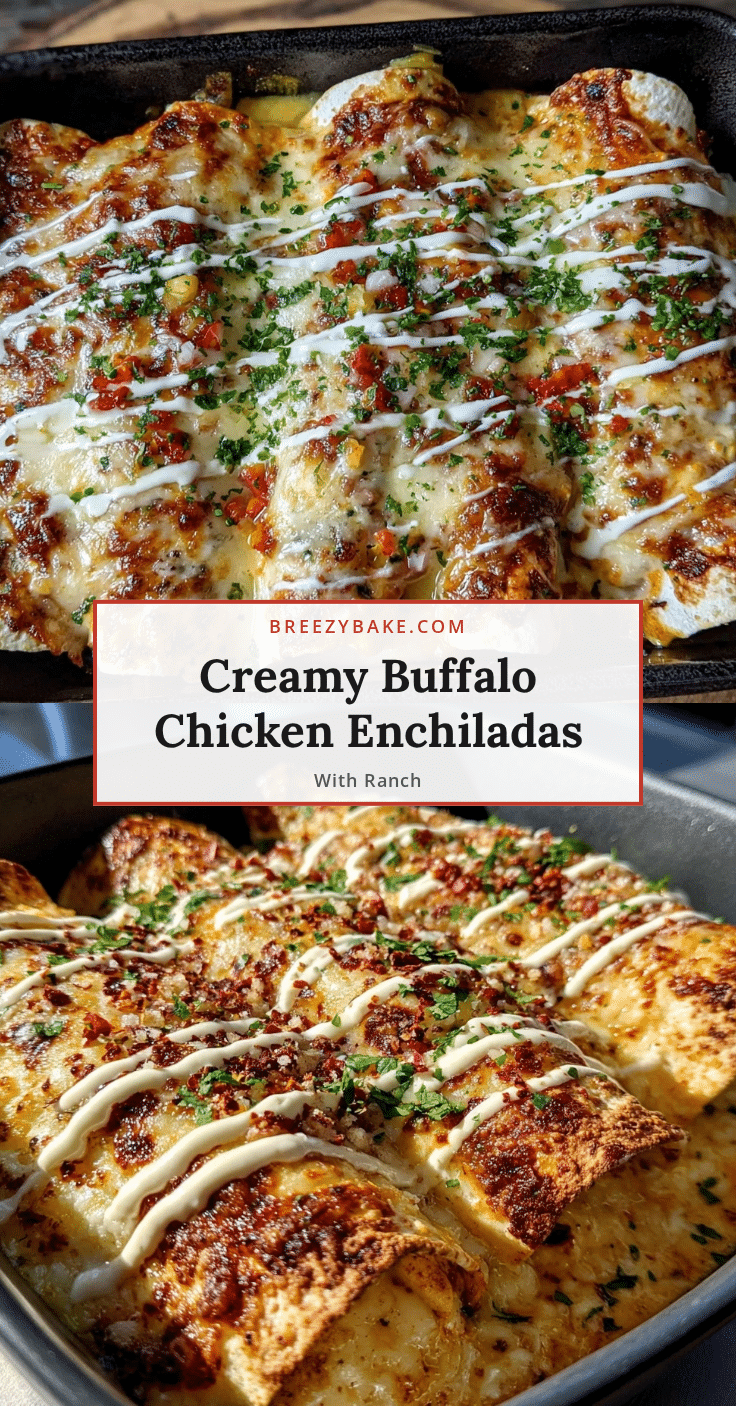 creamy buffalo chicken white cheese enchiladas recipe