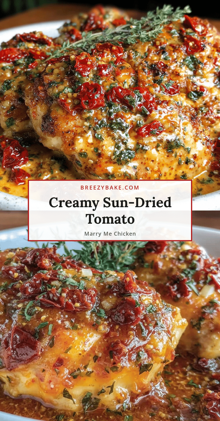 creamy marry me chicken recipe