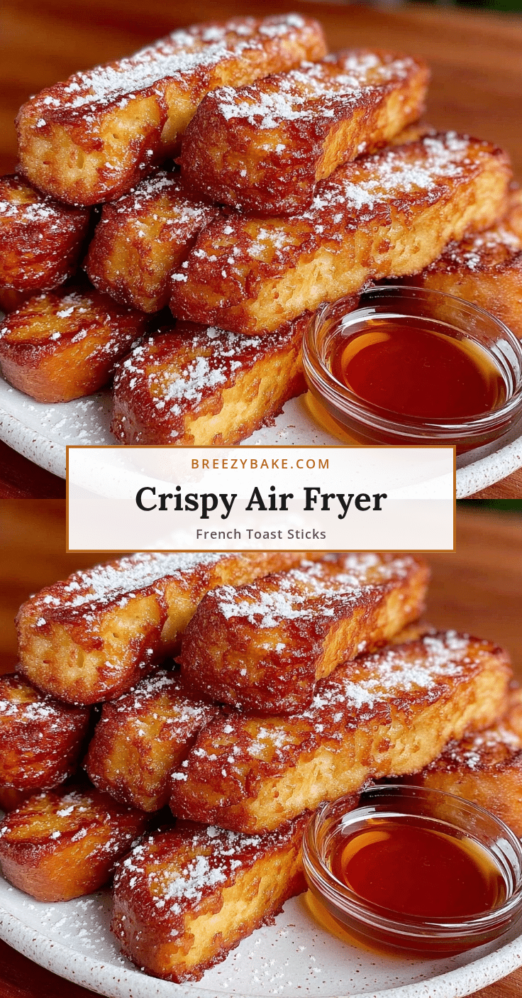 crispy air fryer french toast sticks recipe