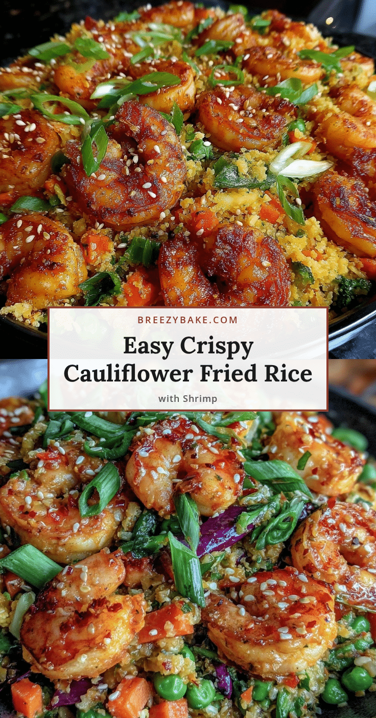 crispy cauliflower fried rice with shrimp recipe