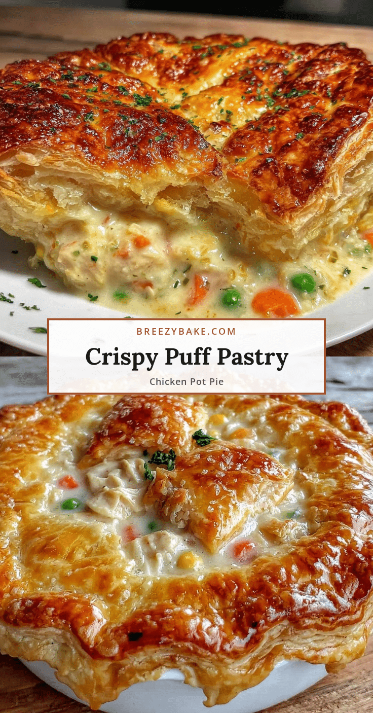 crispy chicken pot pie recipe