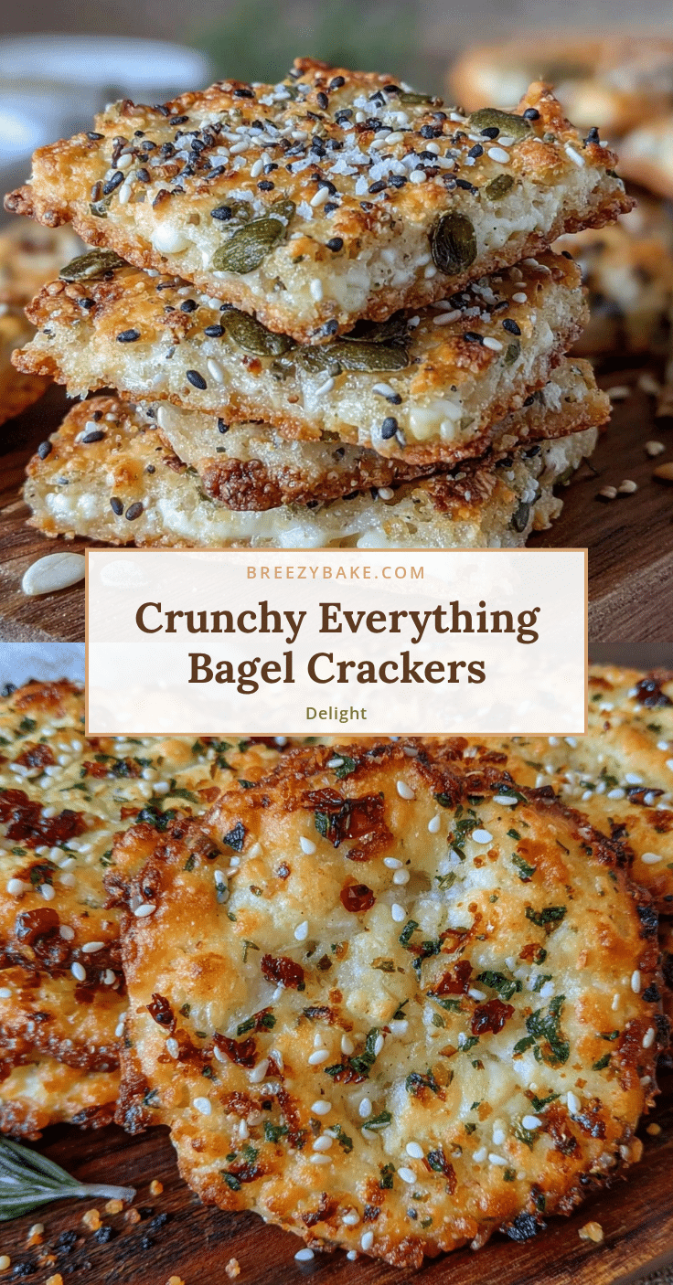 crispy everything bagel crackers recipe