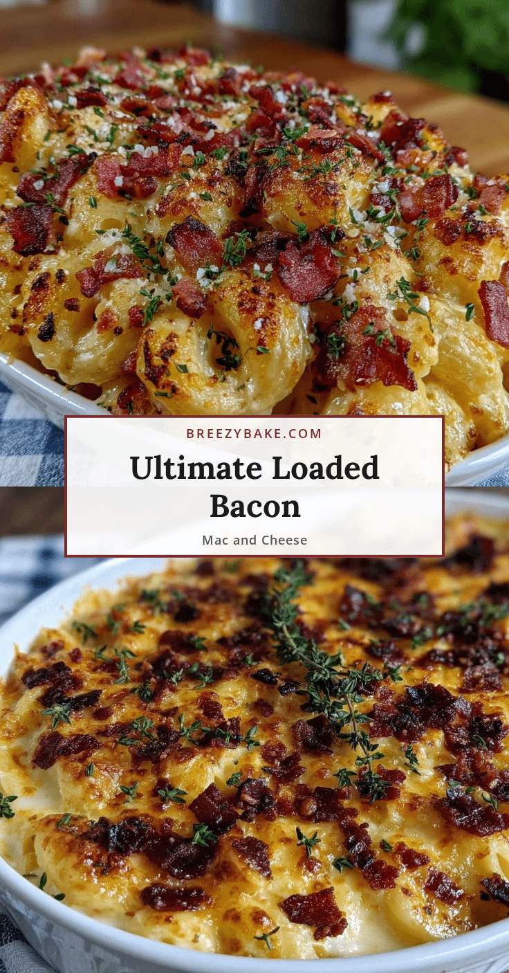 crispy loaded bacon mac and cheese casserole recipe
