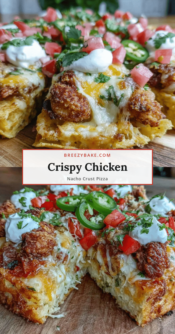crispy super bowl chicken nacho crust pizza recipe