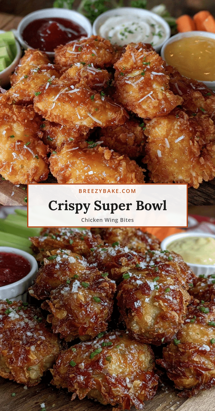 crispy super bowl chicken wing bites recipe