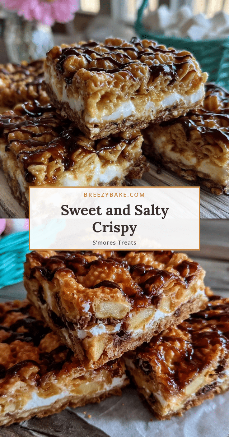 Crispy Sweet and Salty Ruffles Potato Chip S’mores Treats recipe