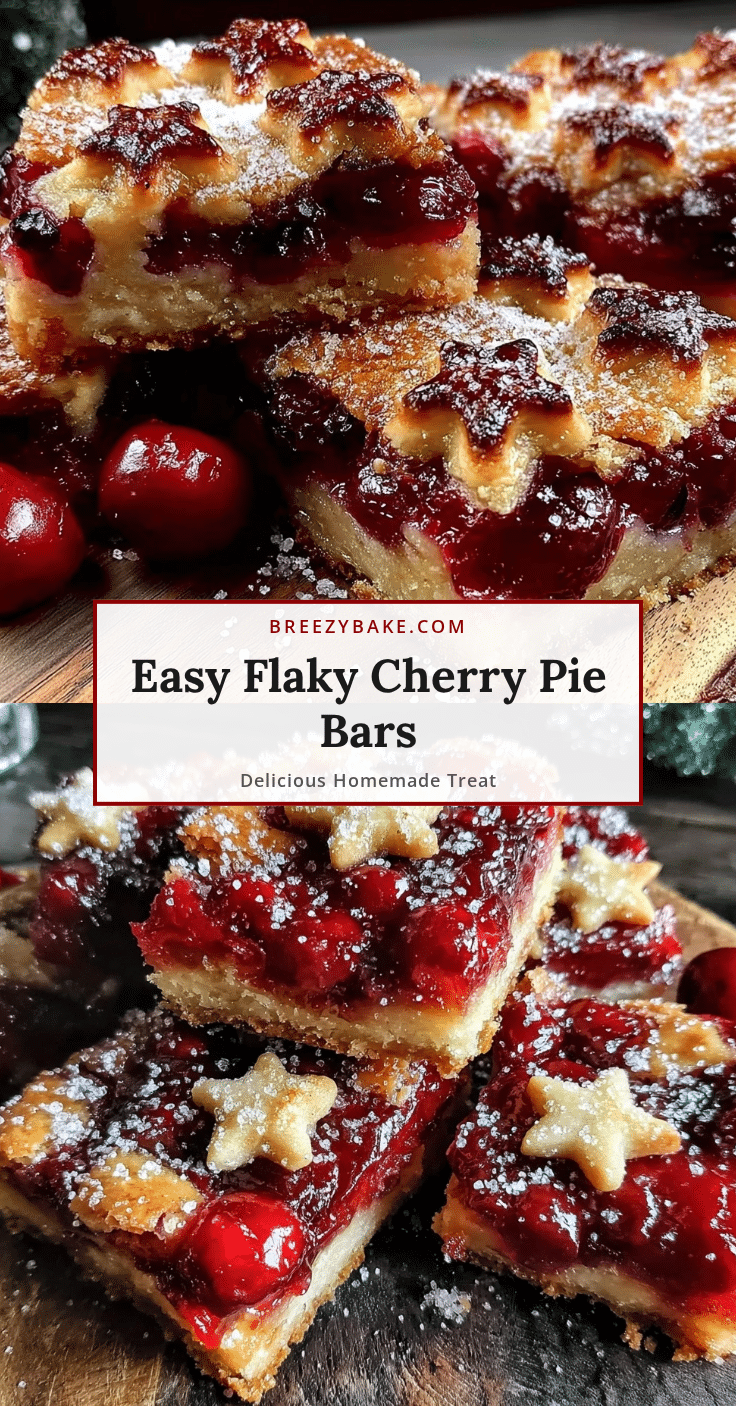 easy cherry pie bars recipe