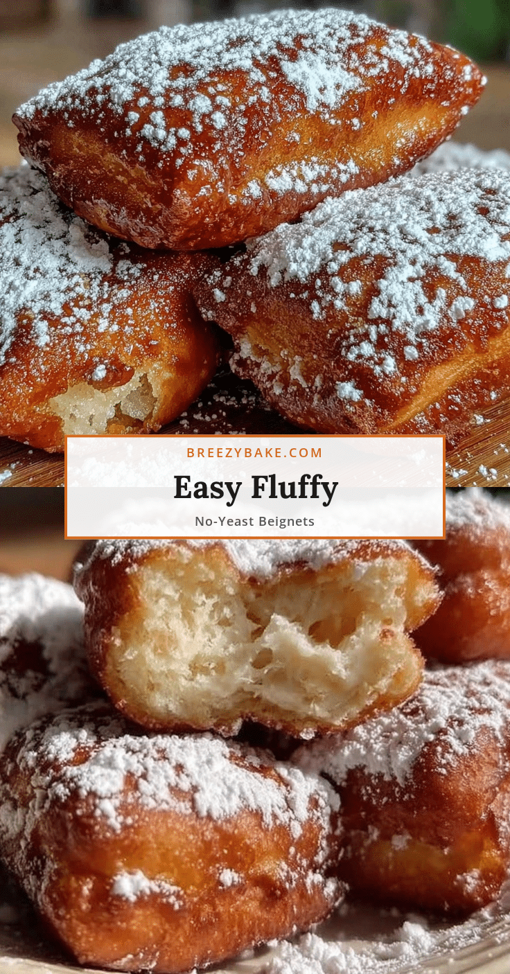 easy fluffy no-yeast beignets recipe