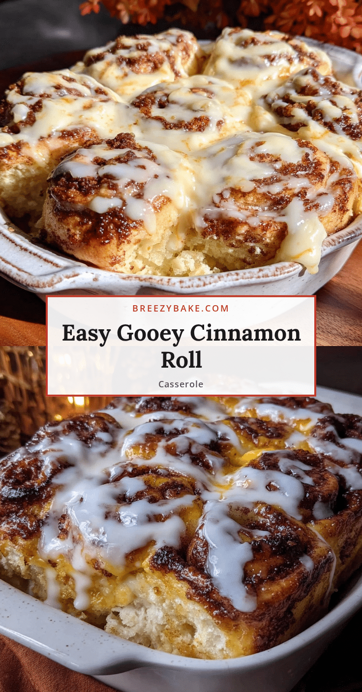 easy gooey cinnamon roll casserole recipe