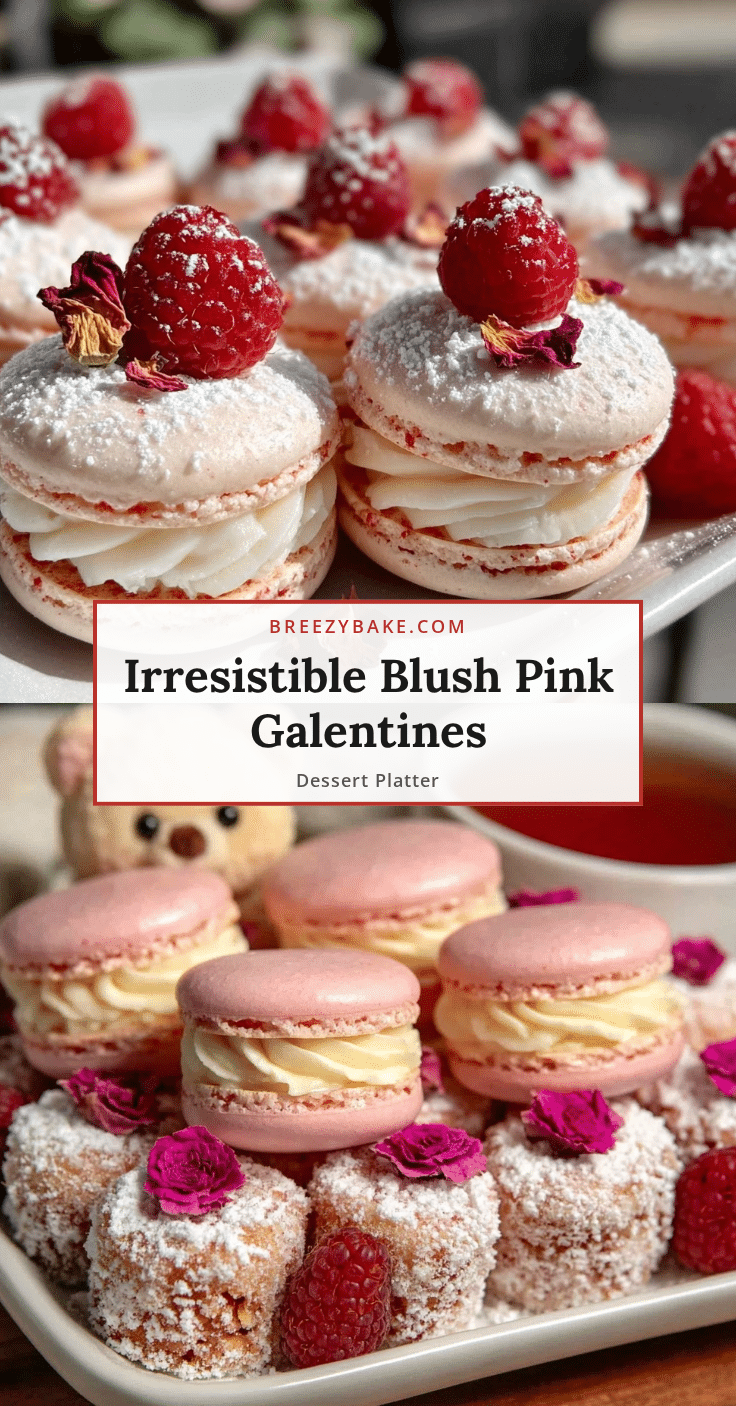 galentines blush pink mini dessert platter recipe