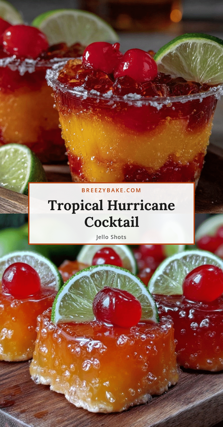 hurricane cocktail jello shots recipe
