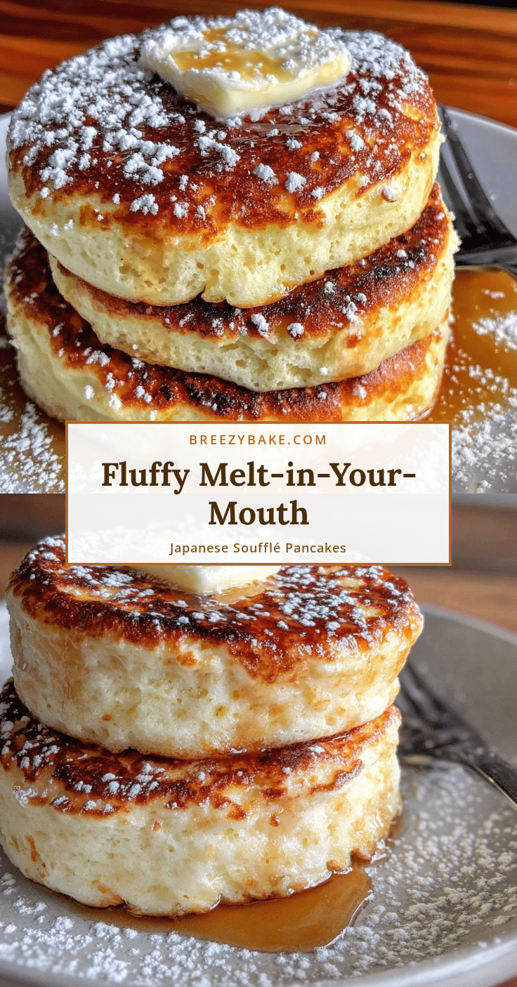 Japanese soufflé pancakes recipe