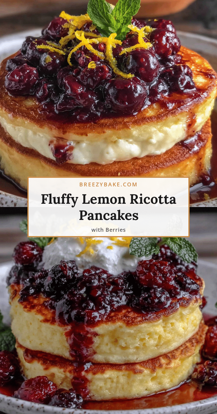 lemon ricotta pancakes recipe