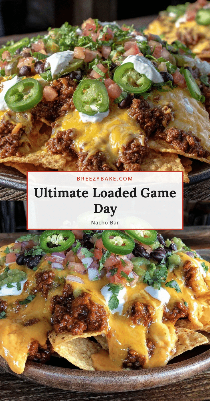 loaded football game day nacho bar recipe