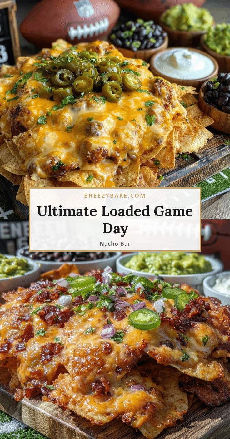 loaded football game day nacho bar recipe