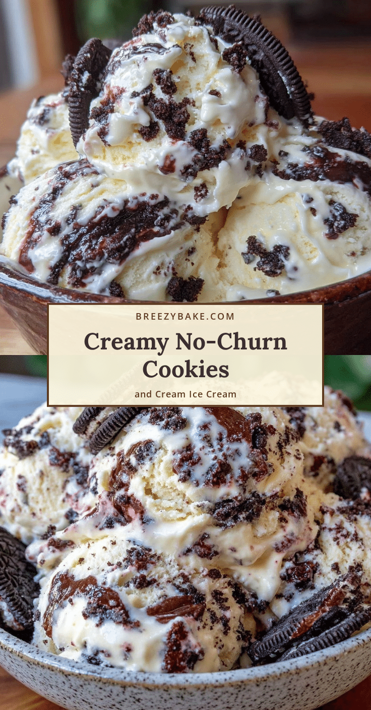 no churn cookies and cream ice cream recipe