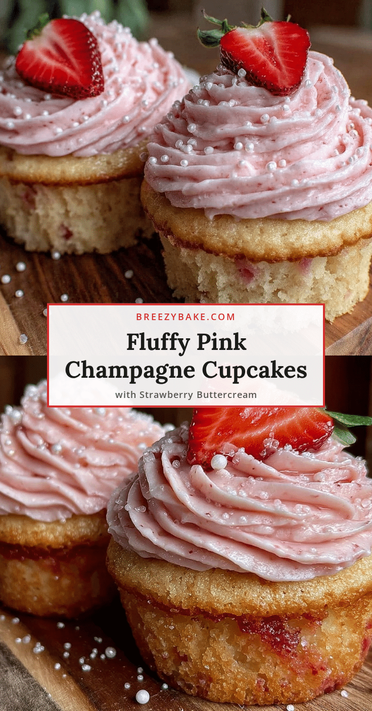 pink champagne cupcakes recipe