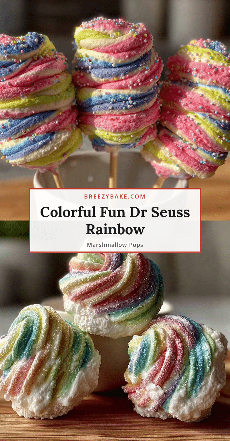 rainbow spiral marshmallow pops recipe