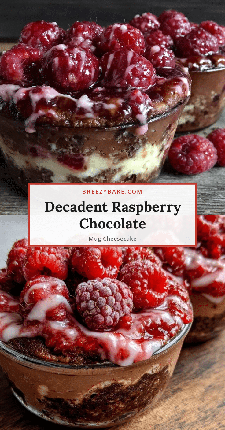 raspberry chocolate mug cheesecake recipe