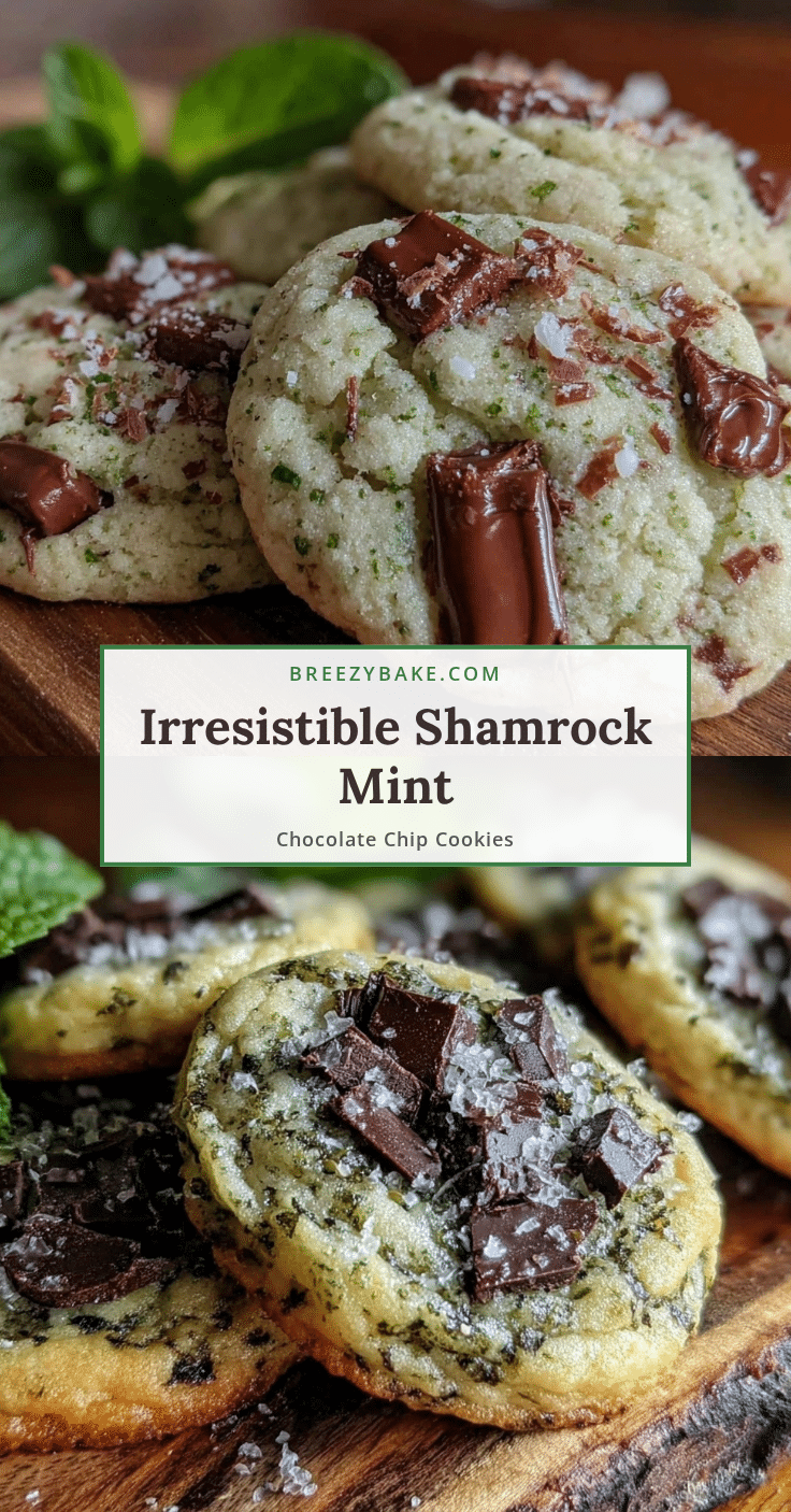 shamrock mint chocolate chip cookies recipe