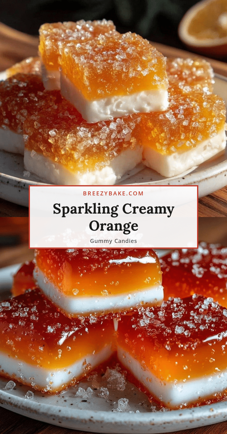 sparkling orange creamsicle gummies recipe