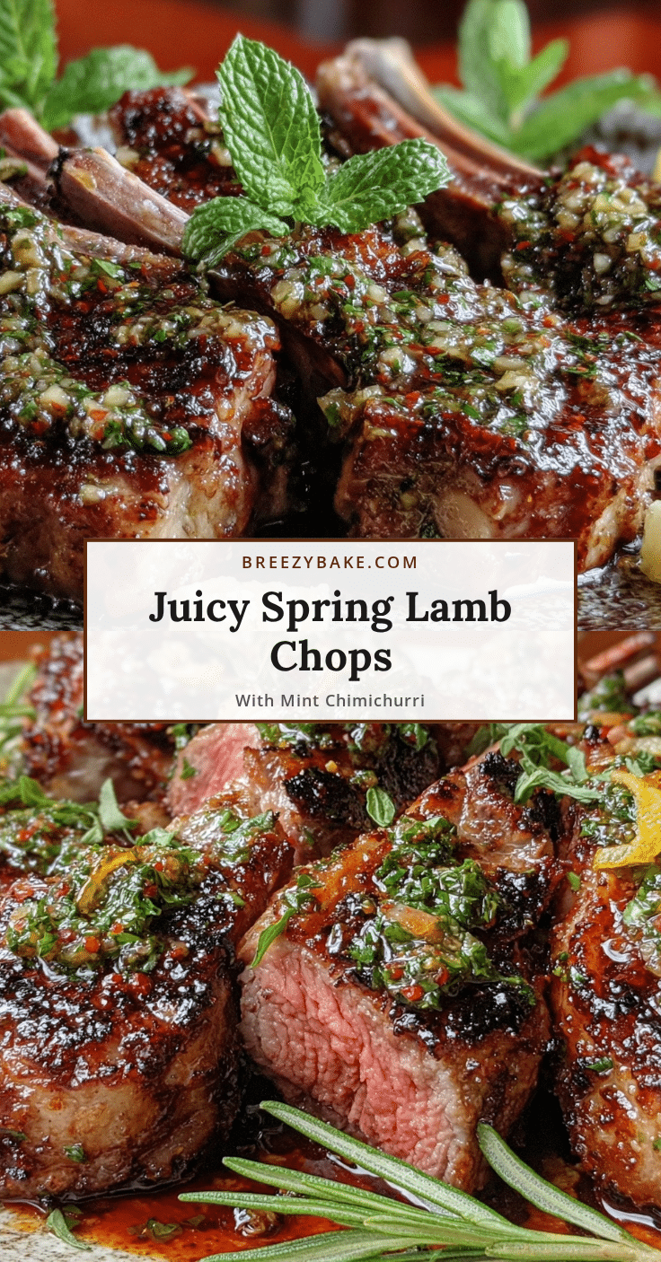 tender spring lamb chops recipe