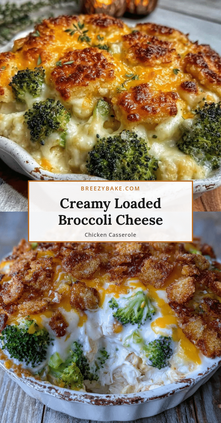 broccoli cheese chicken casserole recipe