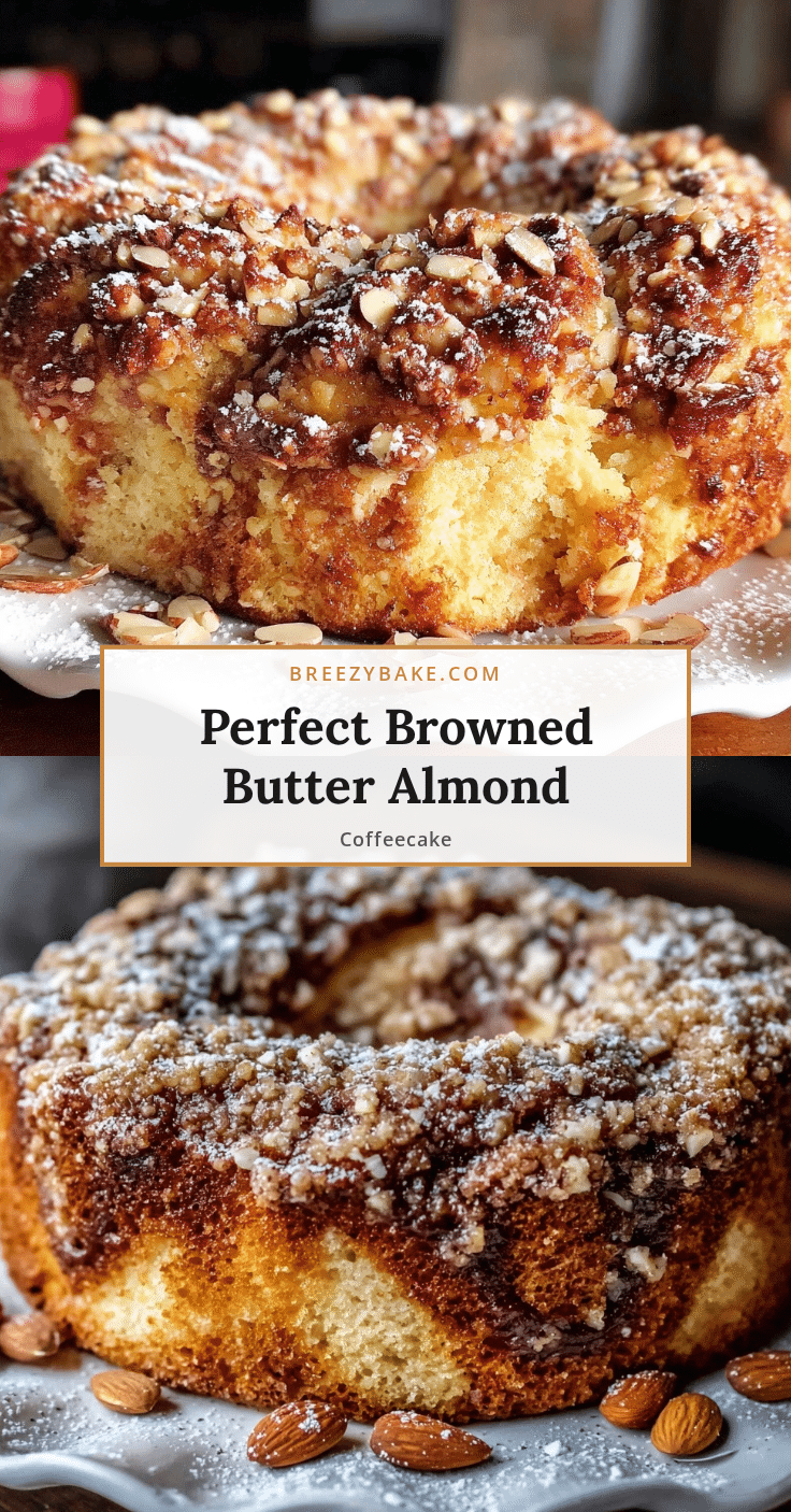 browned butter almond coffeecake recipe