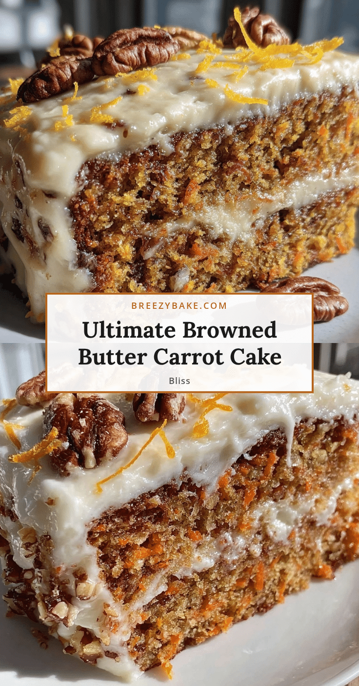 browned butter carrot cake recipe