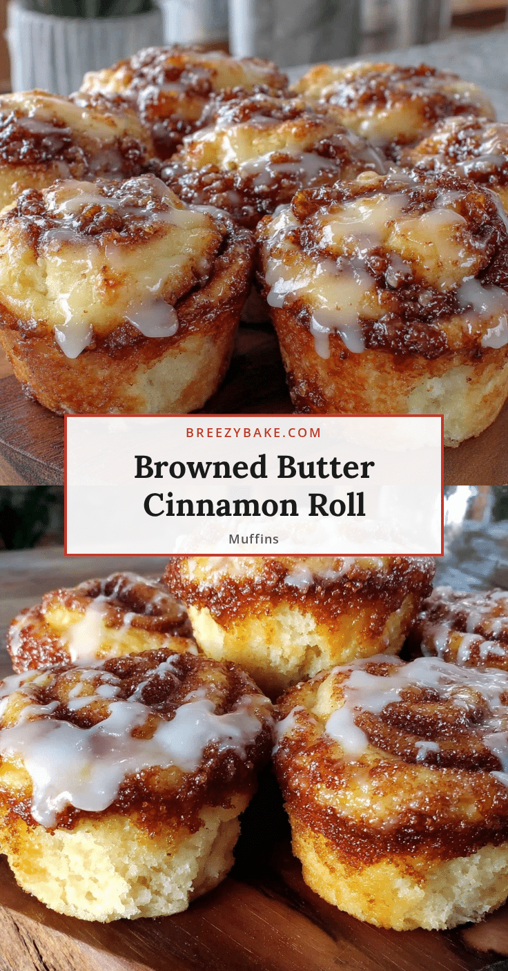 browned butter cinnamon roll muffins recipe