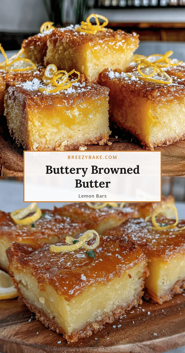 browned butter lemon bars recipe