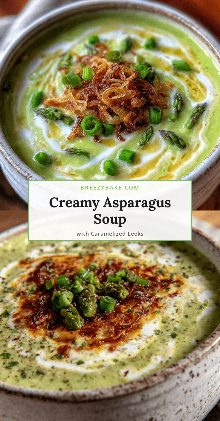 creamy asparagus soup recipe