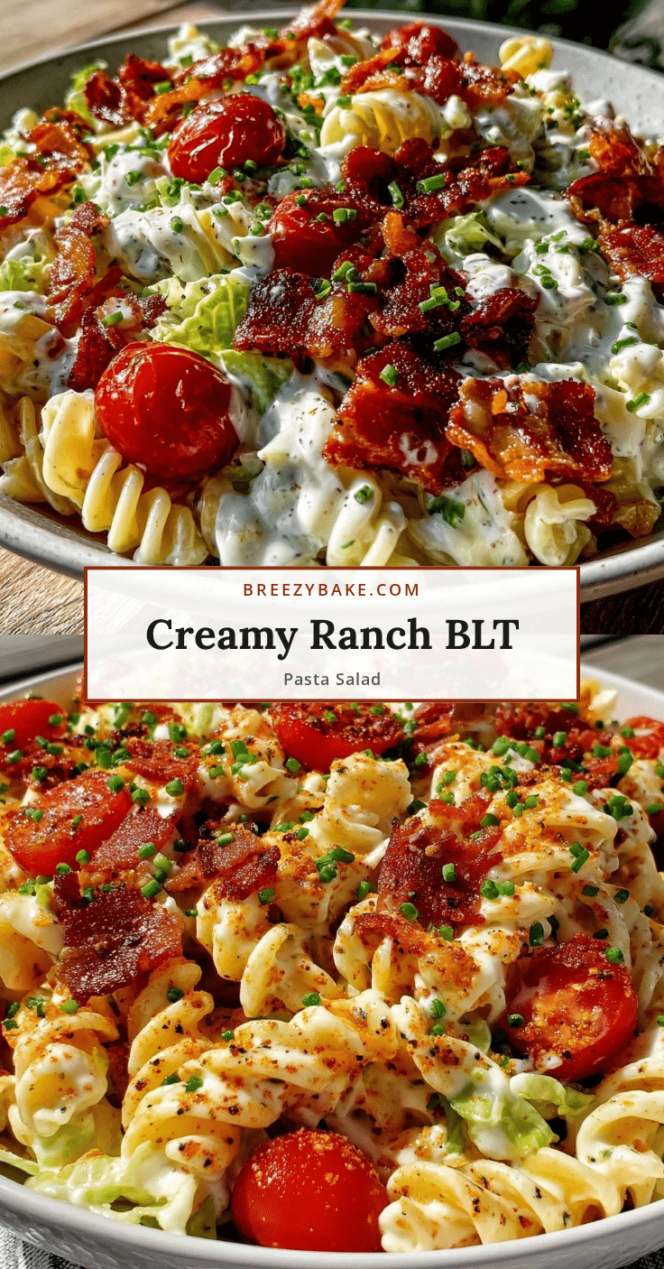creamy blt pasta salad recipe