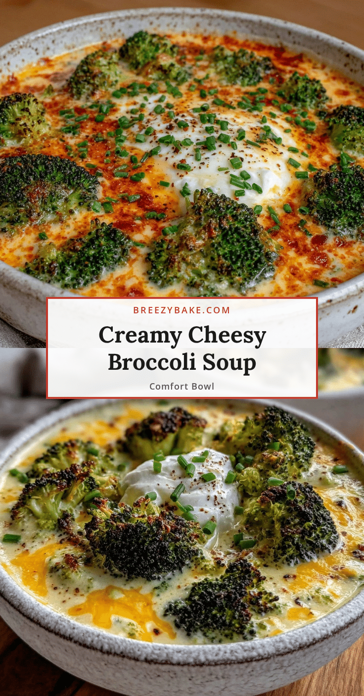 creamy broccoli cheddar soup recipe