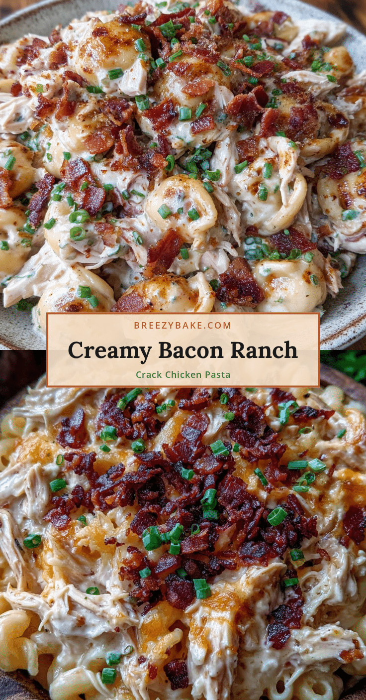 creamy crack chicken pasta recipe