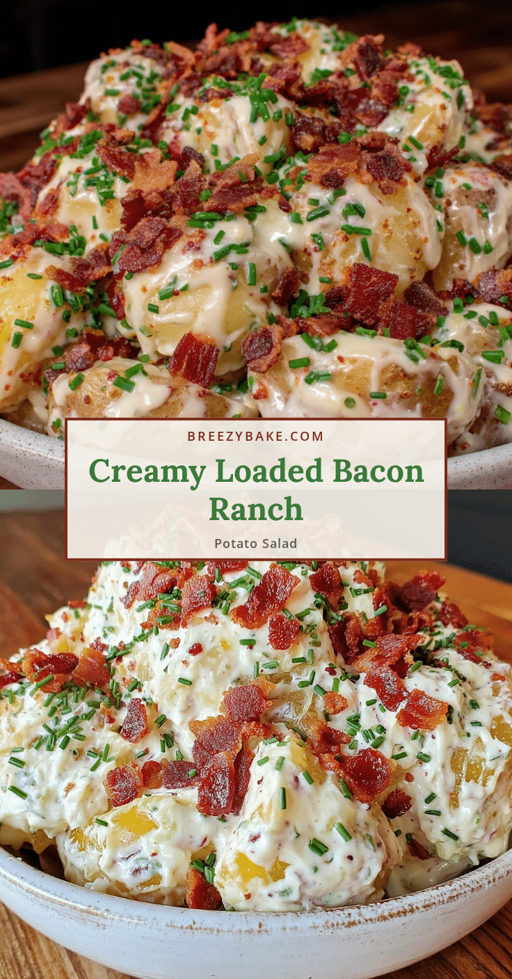 creamy loaded baked potato salad recipe