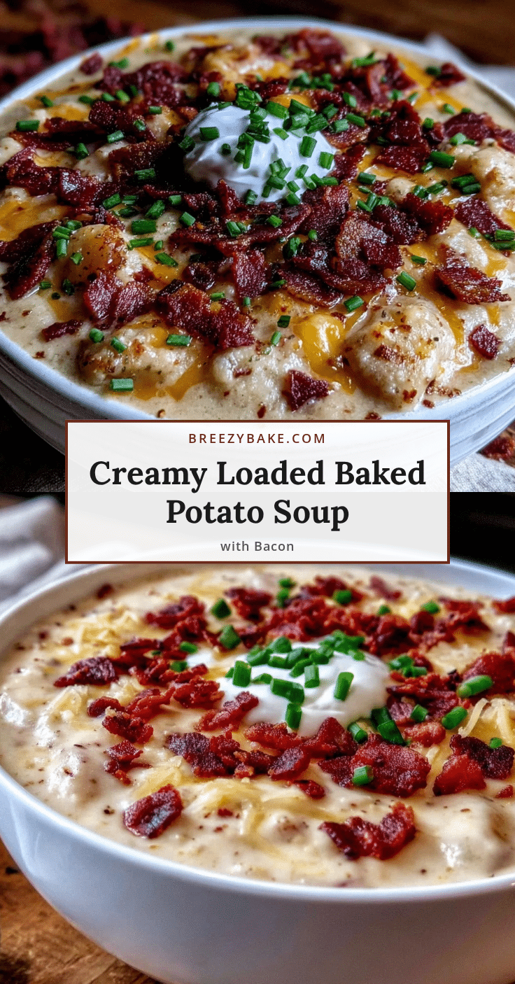 creamy loaded baked potato soup recipe