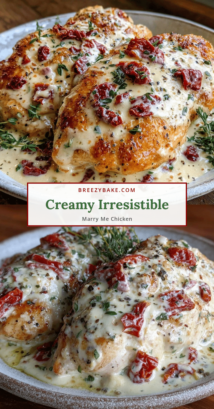 creamy marry me chicken recipe