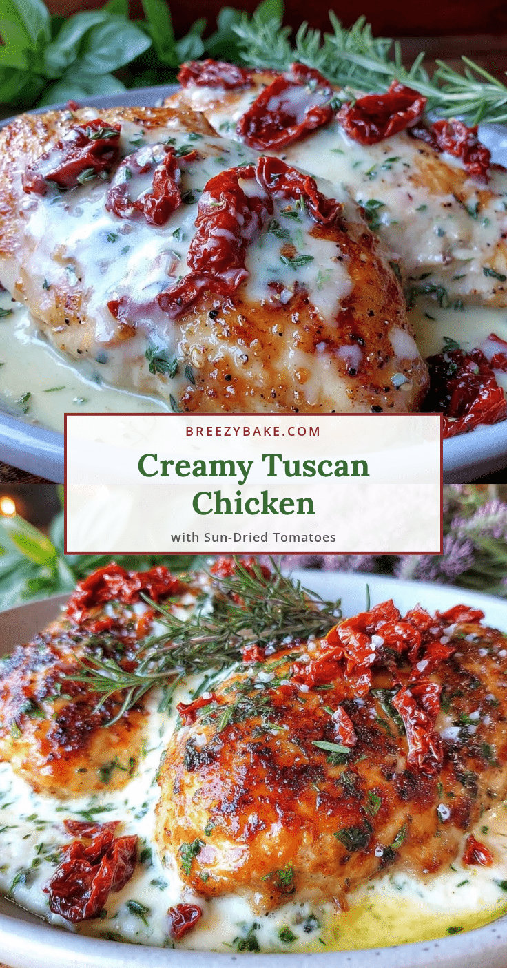 creamy tuscan chicken recipe