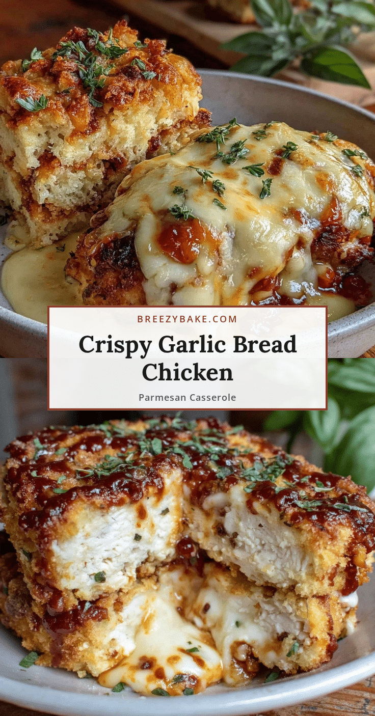 Crispy Chicken Parmesan Casserole recipe