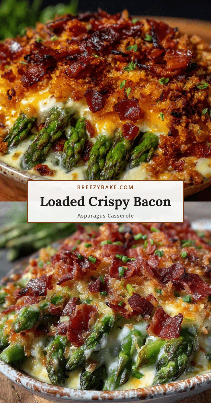 crispy loaded asparagus and bacon casserole recipe
