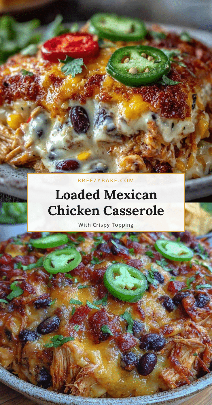 crispy loaded mexican chicken casserole recipe