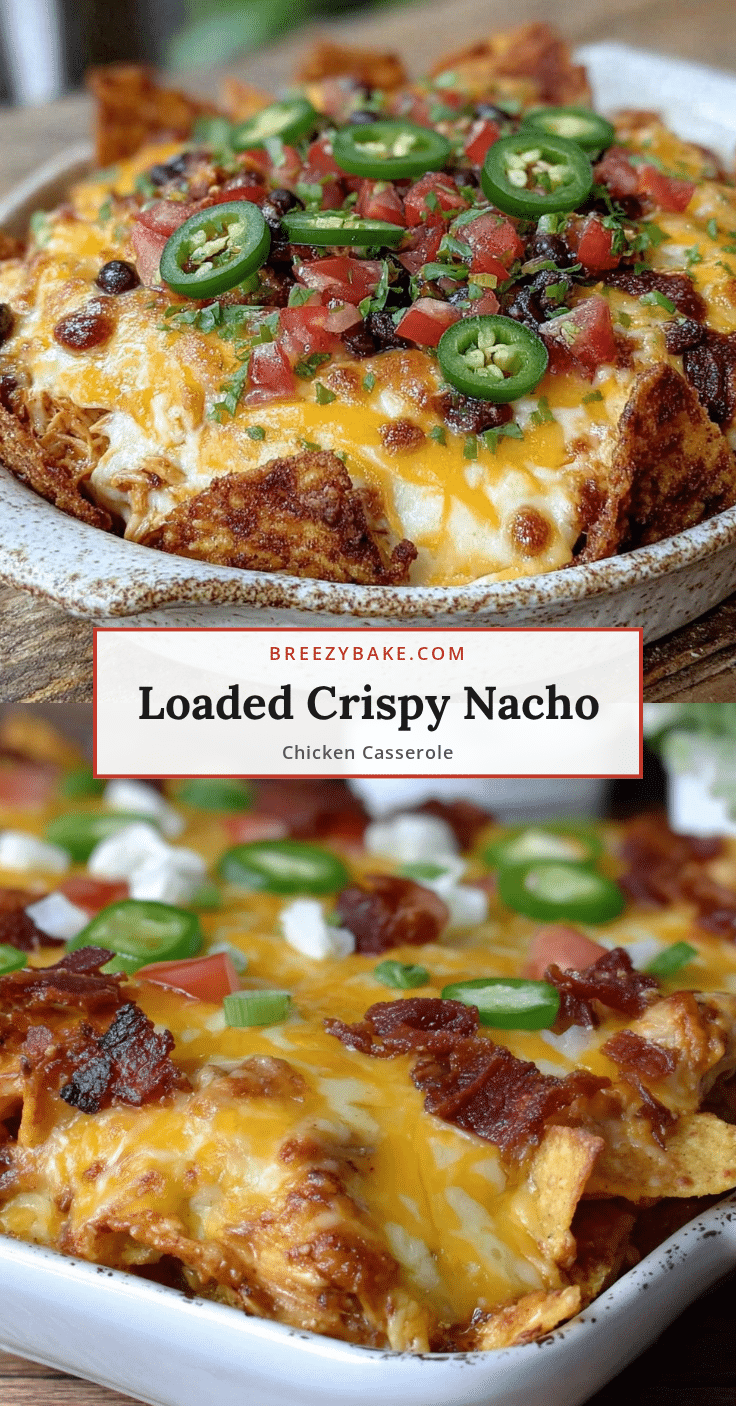 crispy loaded nacho chicken casserole recipe