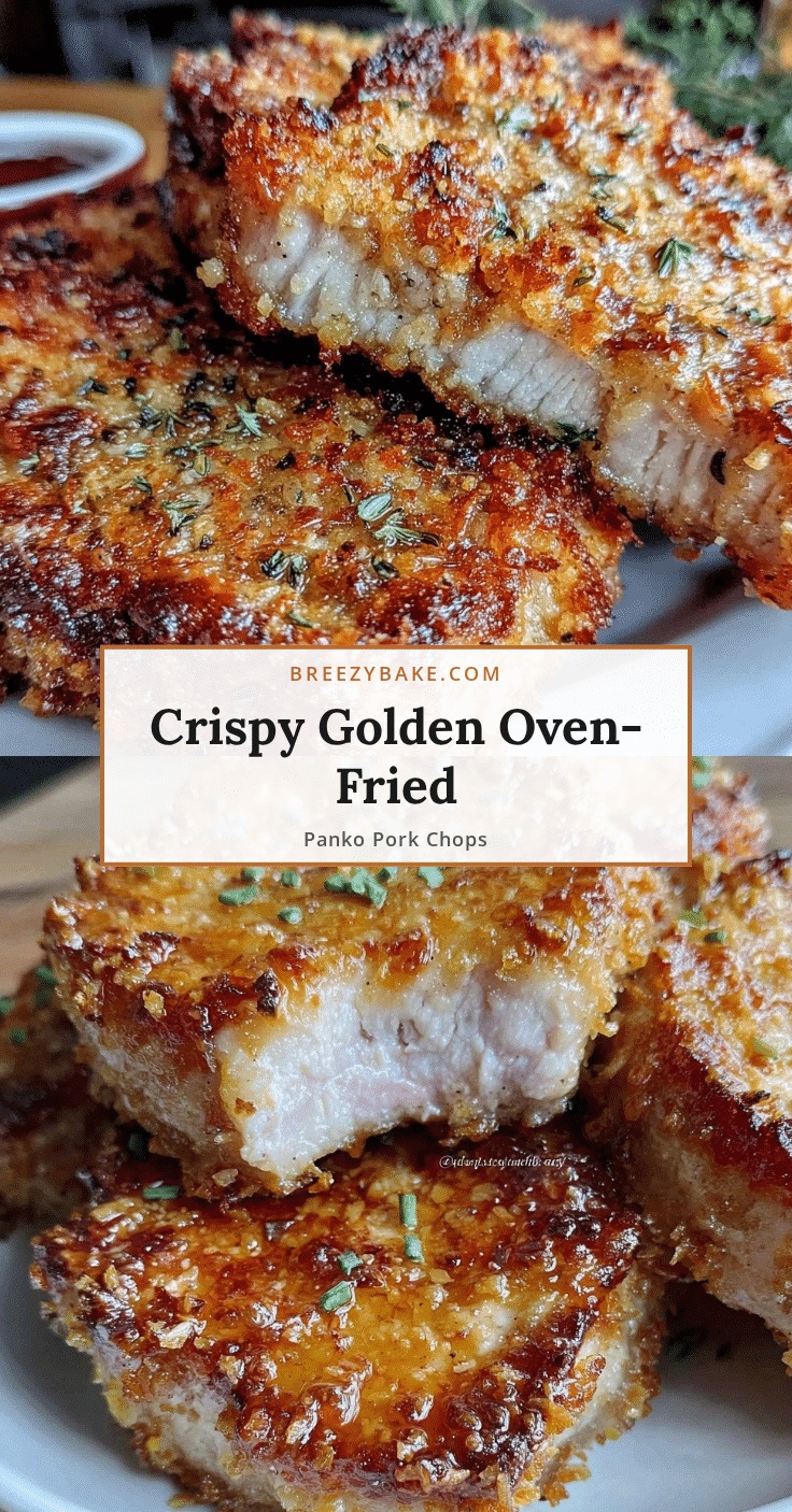 crispy oven-fried pork chops recipe